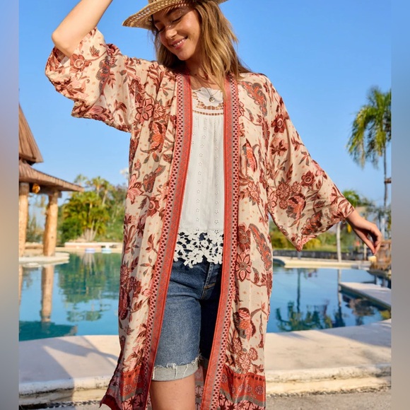 Marsala Kimono - Picture 2 of 5